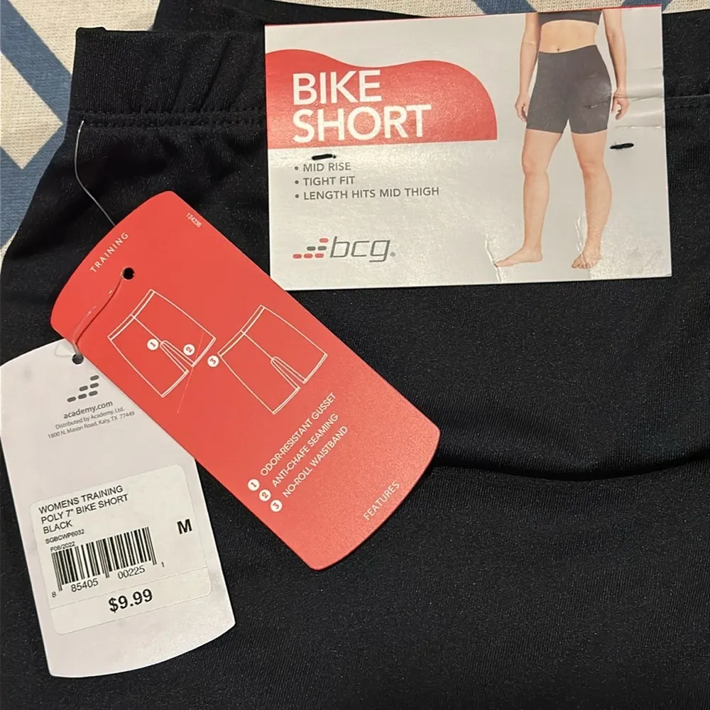 Black Mid Rise Bike Short - Image 4