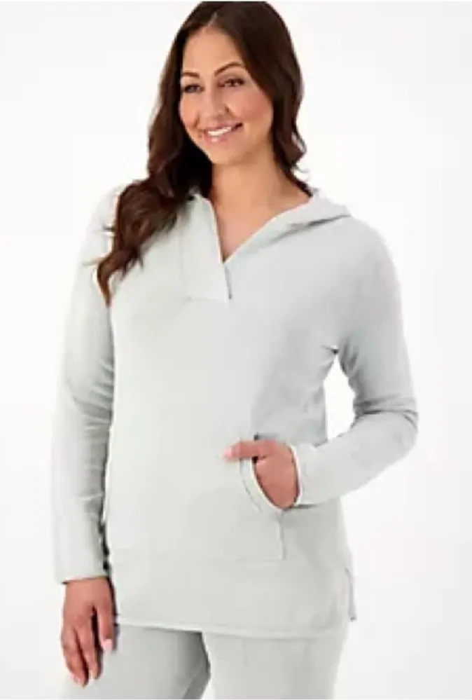 Barefoot Dreams Sunbleached 100% Cotton Bonfire Hoodie - Image 1