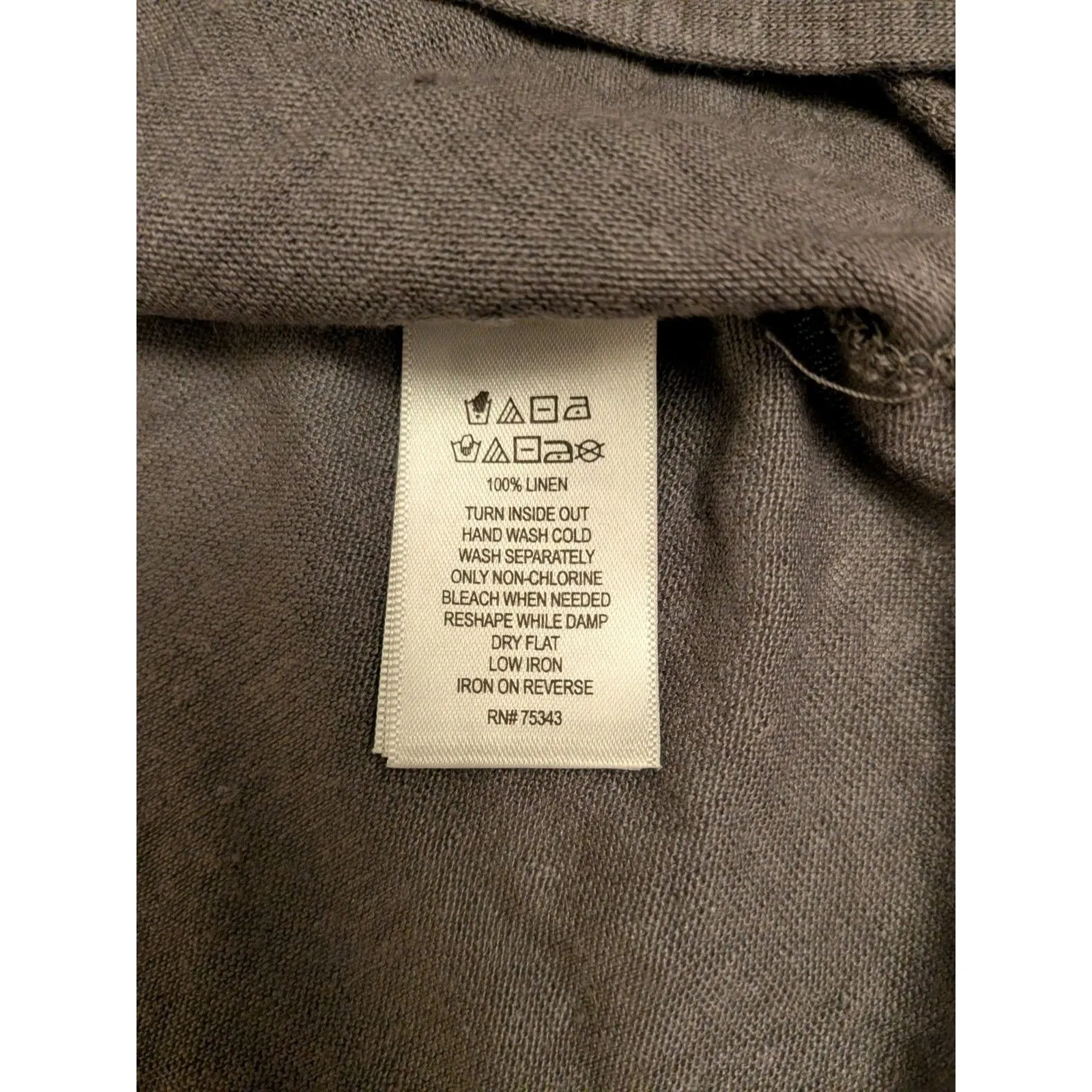 Linen Open Front Long Hooded Cardigan Sz S Lounge Whimsygoth Peasant Capsule - Image 8