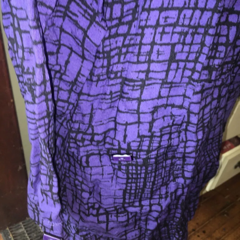 Habitat asymmetrical purple tunic - Image 2