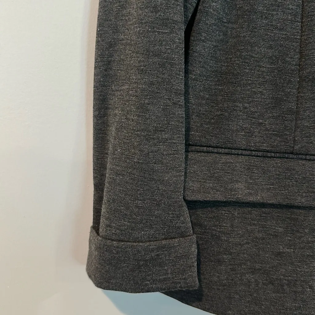 Catherine Malandrino Large Charcoal Gray 3/4 Length Sleeve Blazer Jacket - Image 6