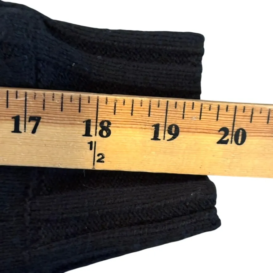 Anthro ASTR the Label Ariella Cut Out Sweater Sz S Black Chunky Cable Knit - Image 7