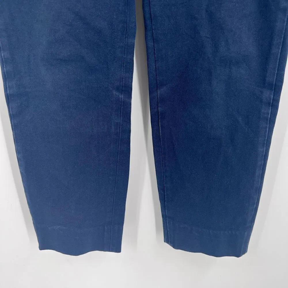 Everlane side zip navy stretch pants ankle‎ size 4 small - Image 4