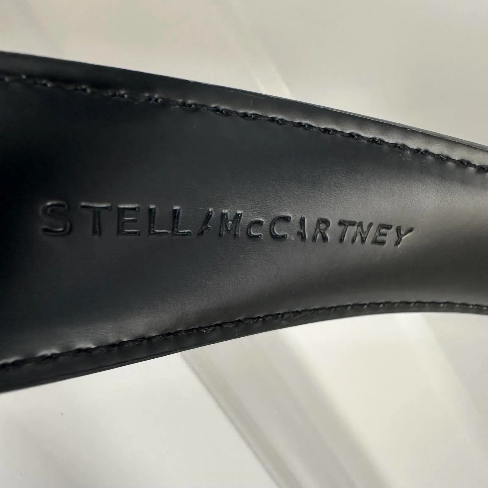 Stella McCartney Logo Square Crossbody Bag NWT Black Brown - Image 9