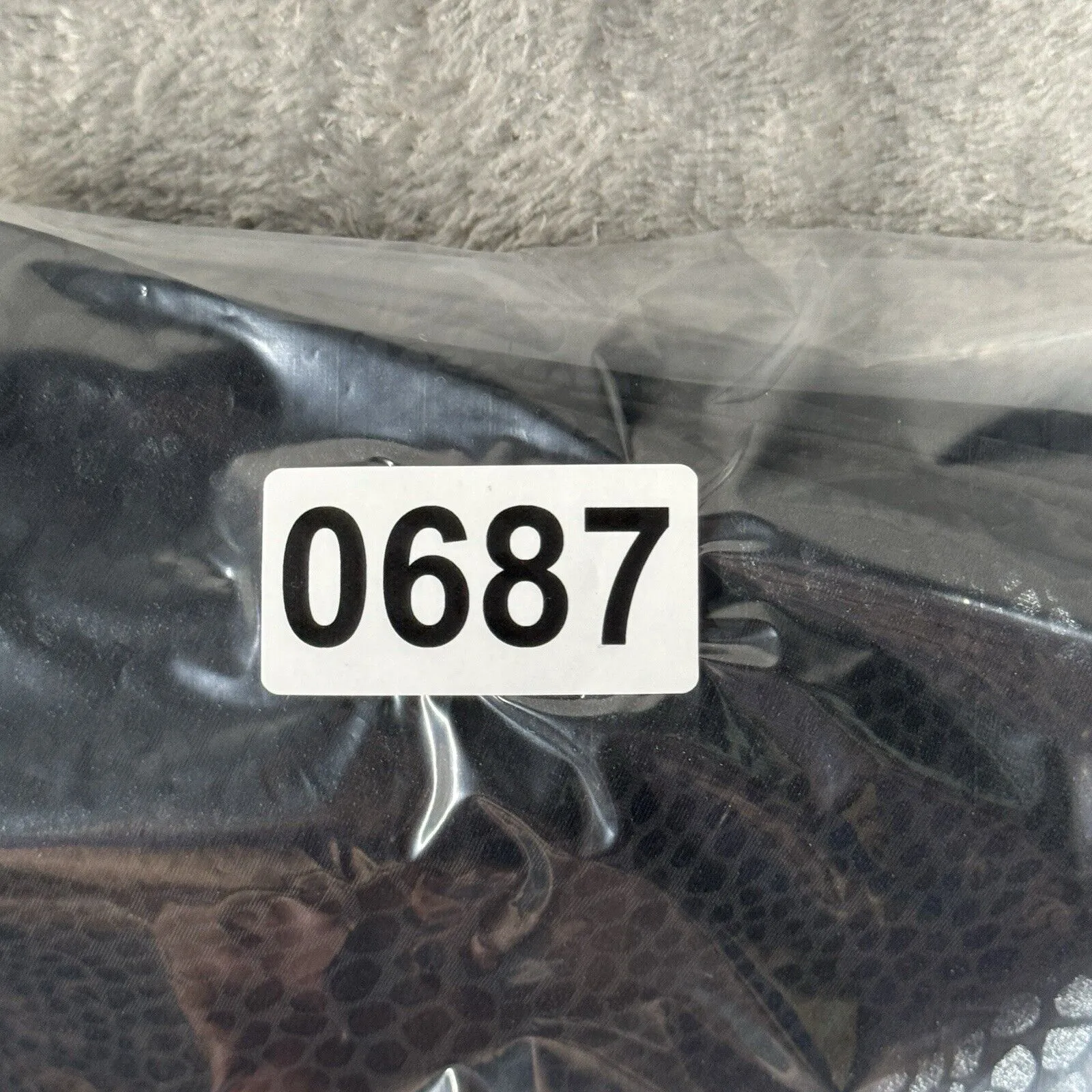 Elerctric Yoga Pants Womens XS Black Skinny Leg Shiny Snake Print Rocker Edgy - Image 10