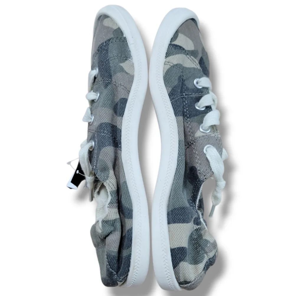 New Torrid Shoes Size 7 US Women's TORRID Riley Ruched Shoes Camouflage Sneakers Women's Shoes - Image 5