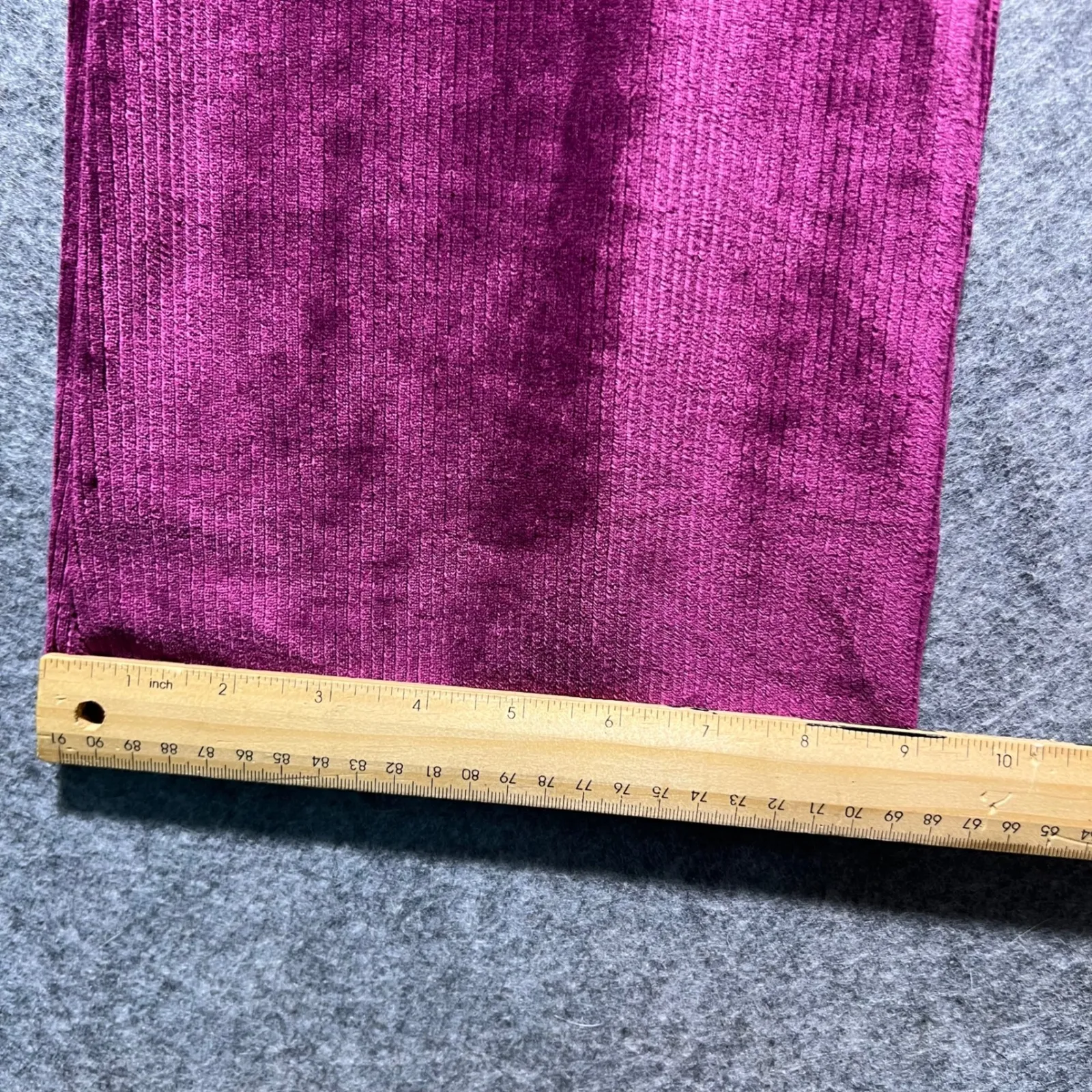 BP Flared Corduroy Pants Magenta Pink Velvet Bell Bottoms Size M Purple Size M - Image 4