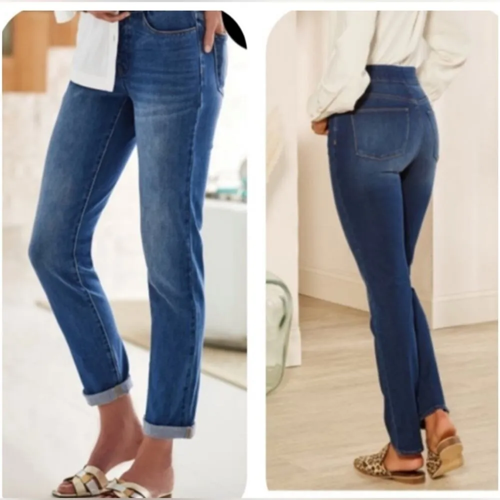 Soft Surroundings Jeans Ultimate Relaxed Straight - Image 7