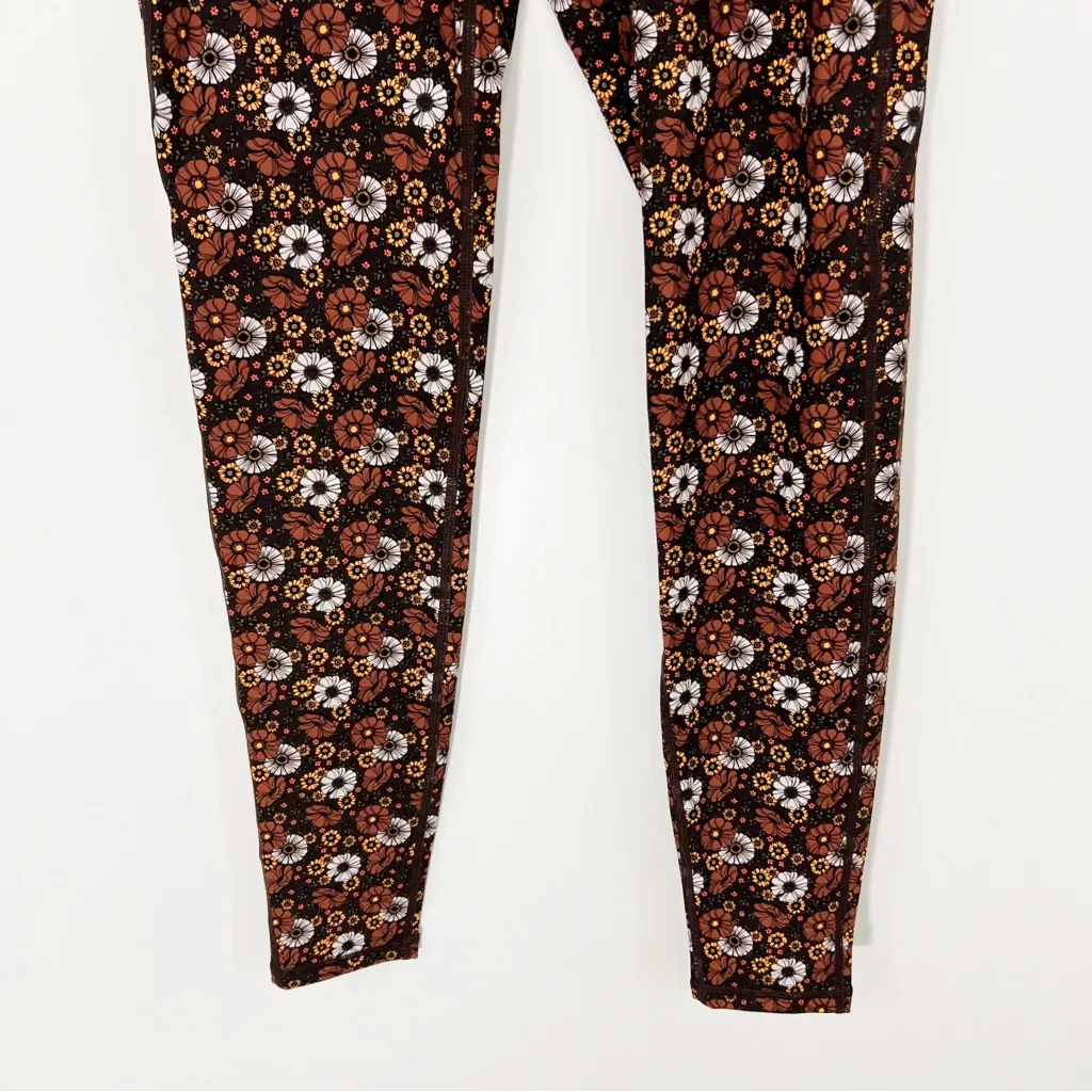 Buffbunny Collection Buffbunny Rosa Floral Pocket Legging Brown Size Medium - Image 5