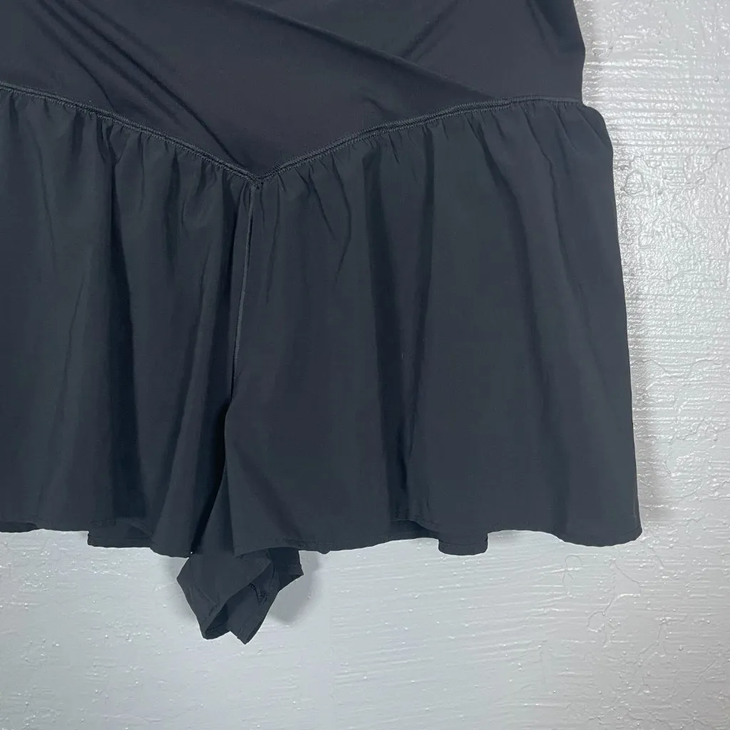 OFFLINE By Aerie Women XL Black Real Me Crossover Flowy Shorts Lined Lightweight - Image 2