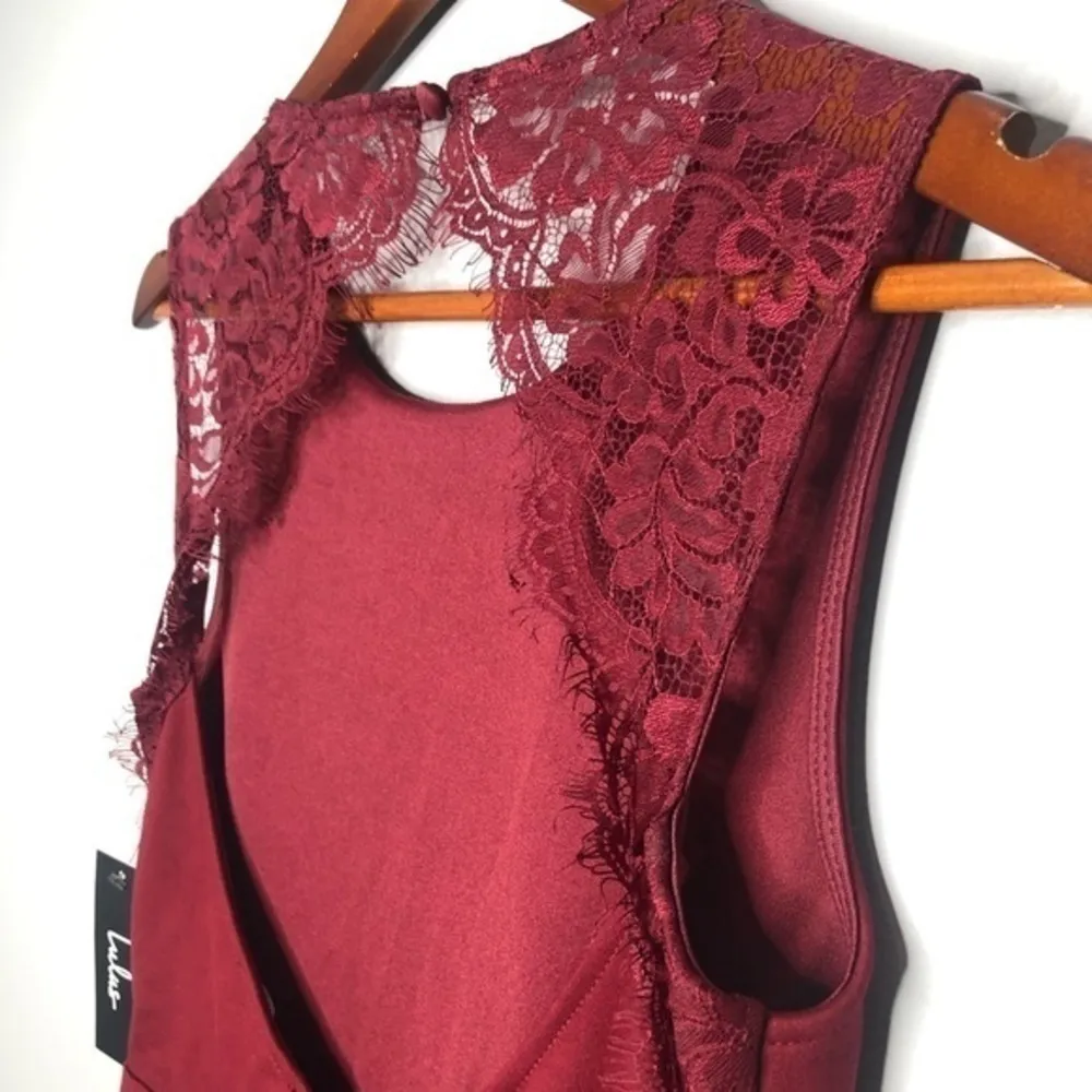 NWT lulus need you close red for and flare dress - Image 7