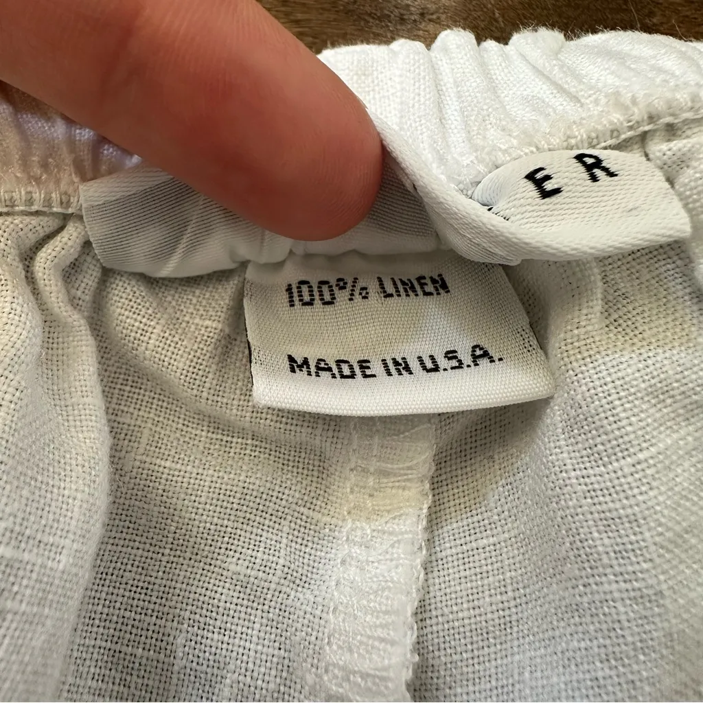 Bryn Walker Lightweight Linen Cropped Pants - Image 4