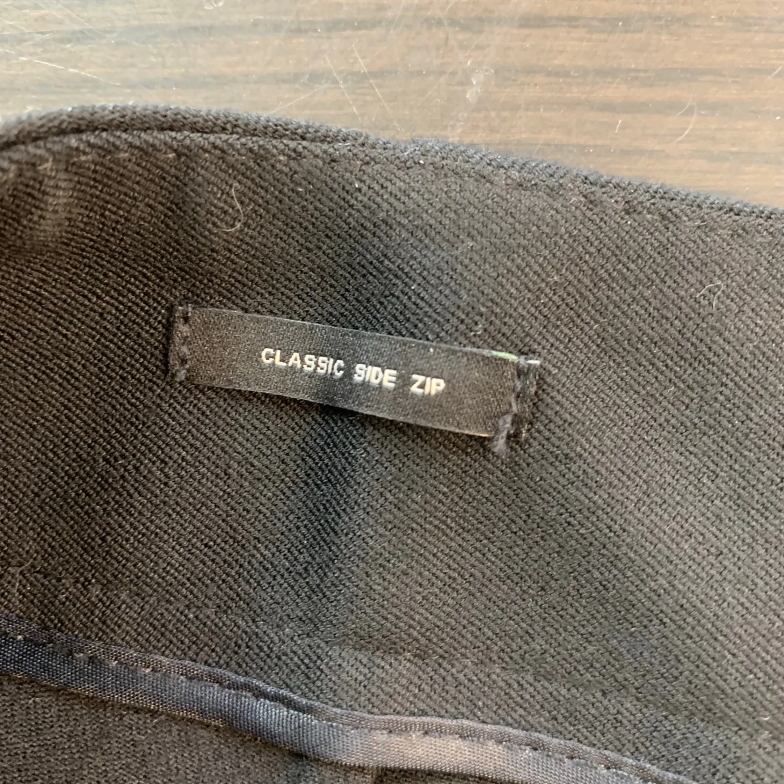 Talbots Black Classic Side Zip Pants Women Size 8 Polyester Rayon Spandex - Image 4