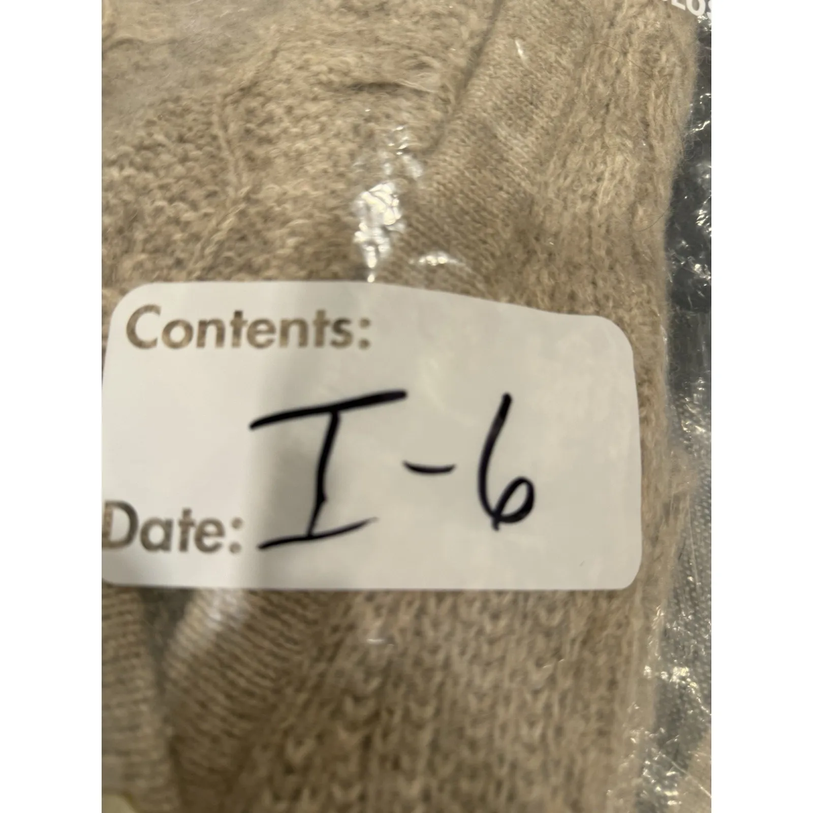 Theory Alpaca Soft Cable Knit Cardigan Sweater Beige Size Petite XS Grandpacore - Image 10