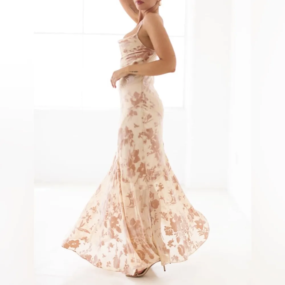 Rumored Santeria Maxi Dress Tan Size undefined - Image 6