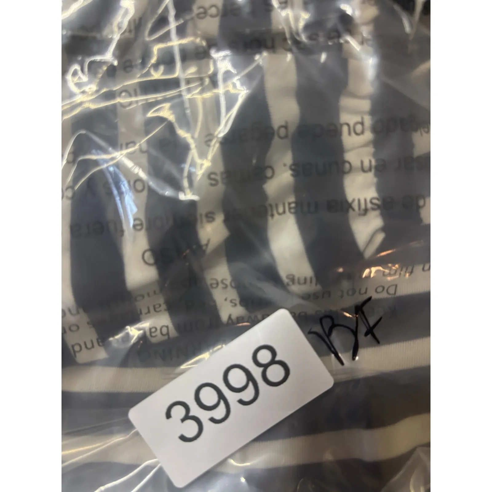 J. Crew - One shoulder striped tank top with‎ ruffle, 100% cotton M NWT Navy - Image 10