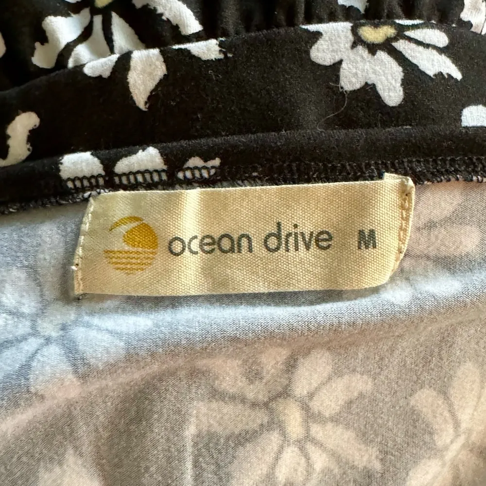 🌻Black Sunflower Printed Knit Ruffle Dress🌻 ~med NWT - Image 11