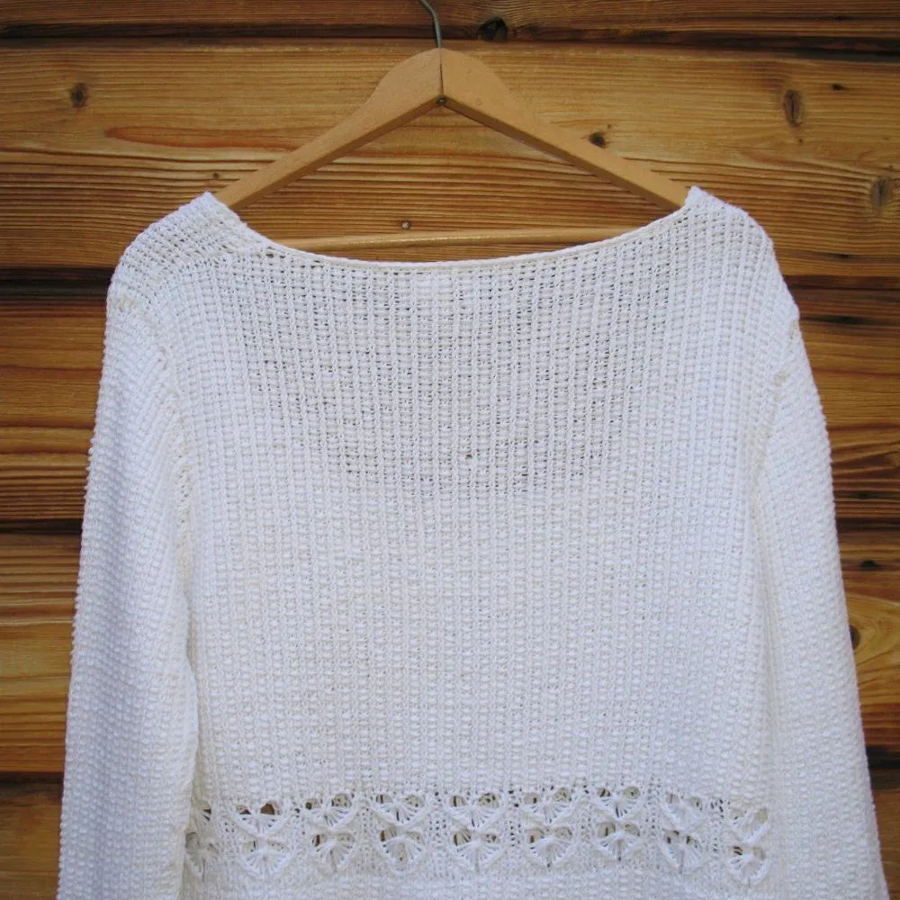 TSE Scoop Neck Cotton Pullover Sweater Knit Top - Image 7