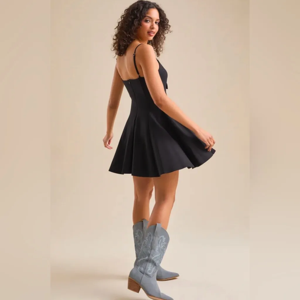 NWT Altar’d State Parker Bow Mini Dress - Image 5