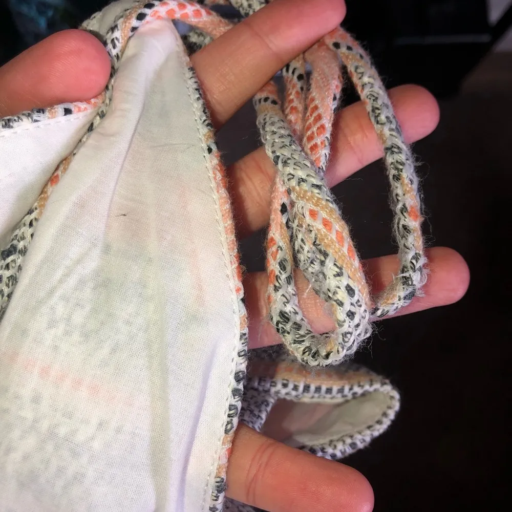 LOVERS + FRIENDS PEPLUM STRIPPED FRINGE DRESS SIZE SMALL - Image 5