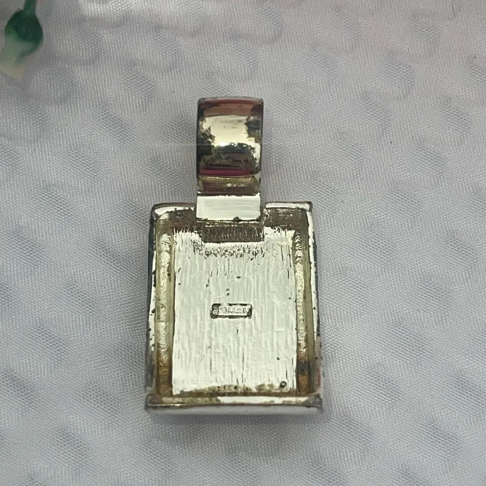 Vintage 925 sterling silver shell necklaces pendant - Image 3