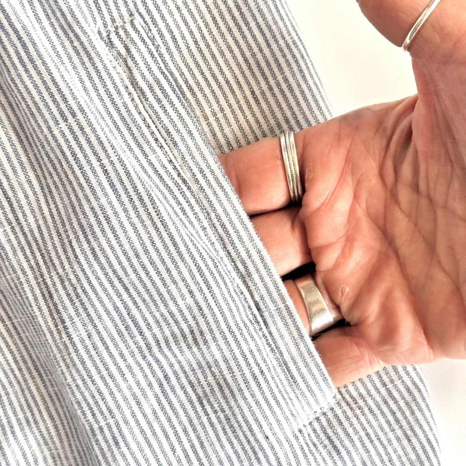 Quince European Linen Sleeveless Swing Dress Sz XL - Image 8