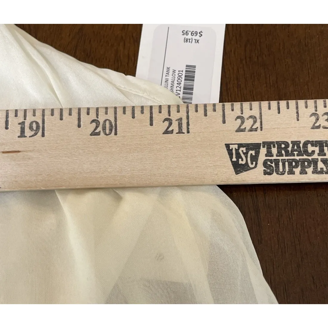 Soft Surroundings Womens XL‎ Silk Bellini Tank Top Shirt Blouse Marshmallow NEW - Image 5