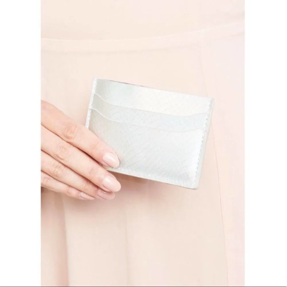 URBAN EXPRESSION Metallic Vegan Leather Gold Card Case NWT - Image 3