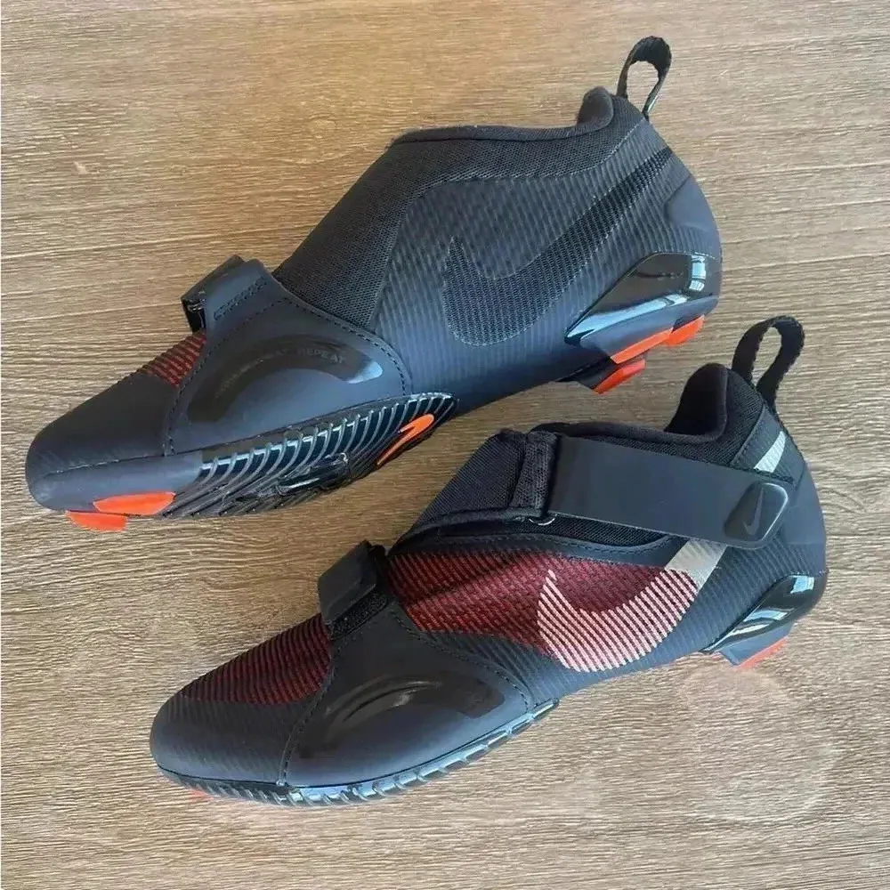 Nike SuperRep Women’s Cycle Shoes Sneakers Black Hyper Crimson 7.5 EUC - Image 4