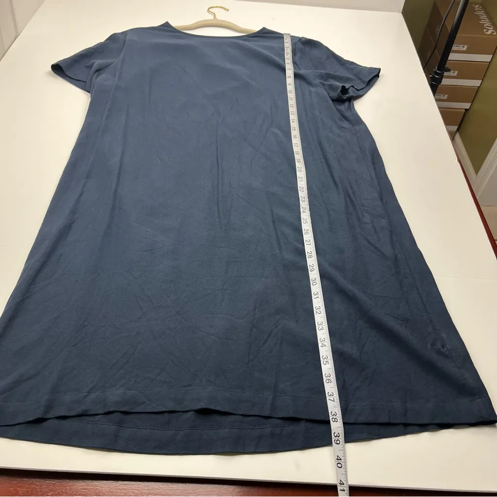 Jenni Kayne Palmer T-Shirt Dress Shirt Dress Navy Blue XXL Short Sleeve‎ *FLAWED - Image 13
