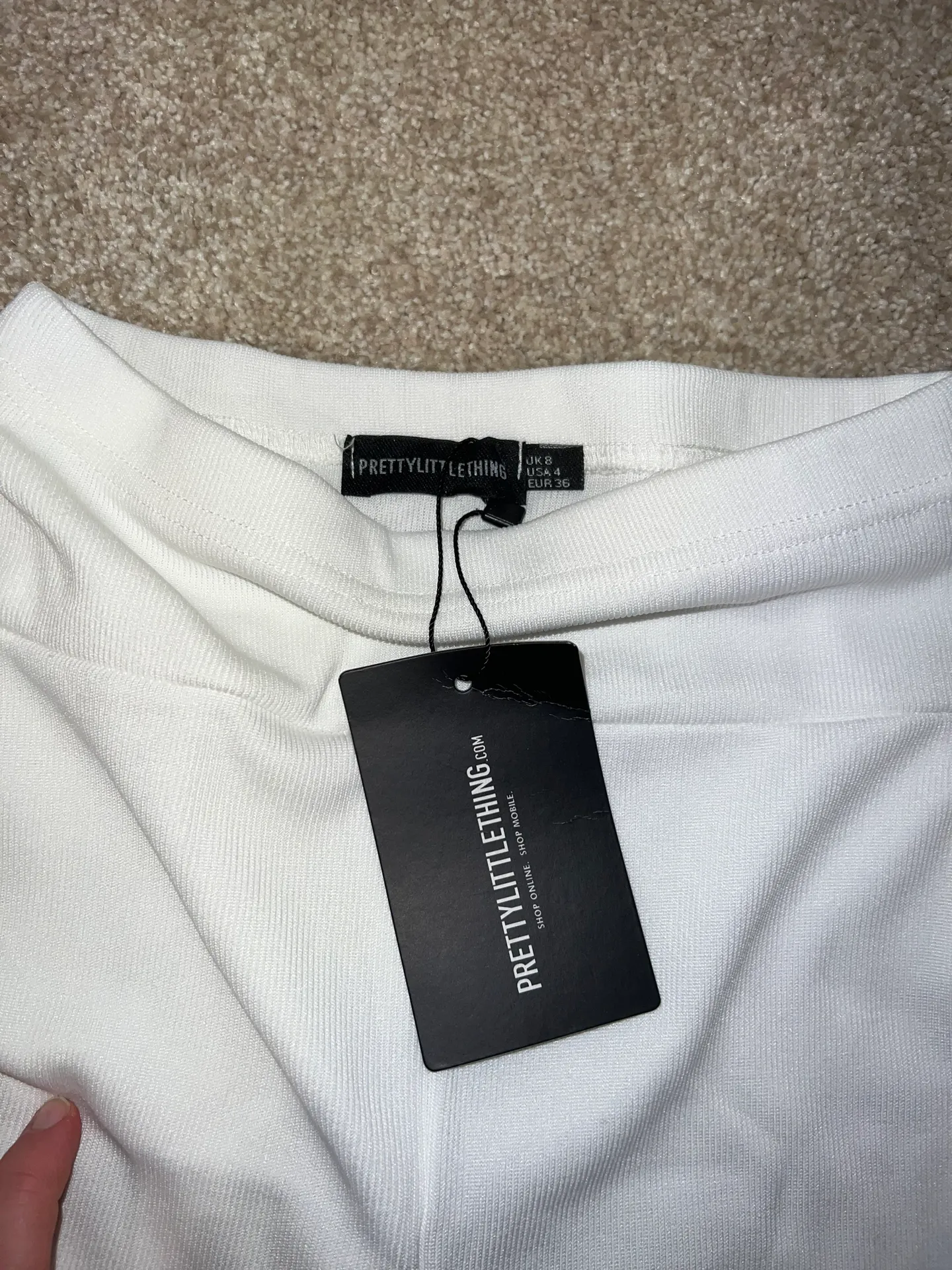 Princess Polly White Wide Leg Pants - Image 2