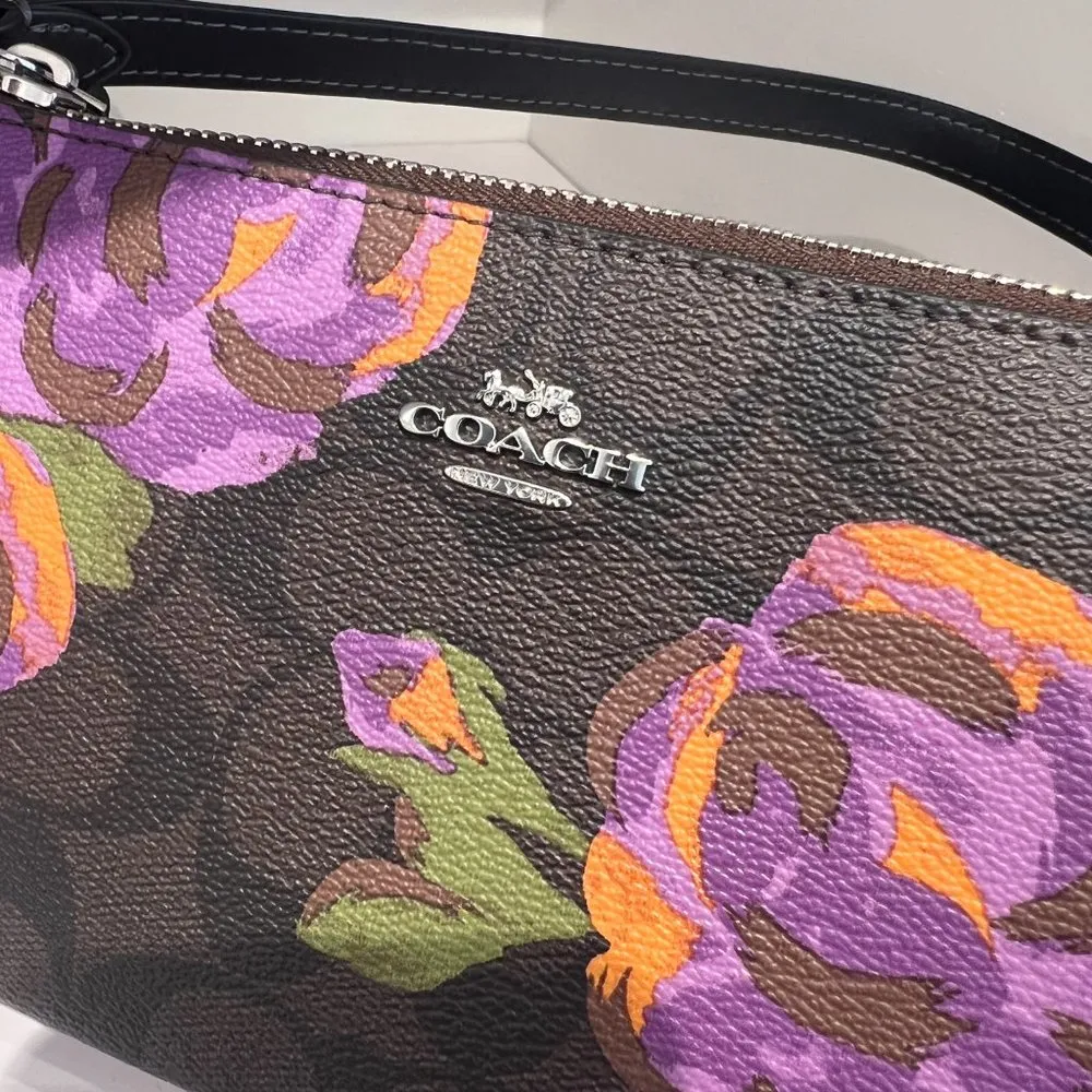 COACH Nolita 19 In Signature Canvas With Rose Print CL676 - Image 10