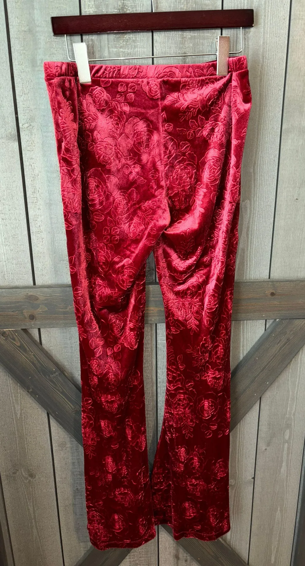 Velvet Flare Pants - Image 2