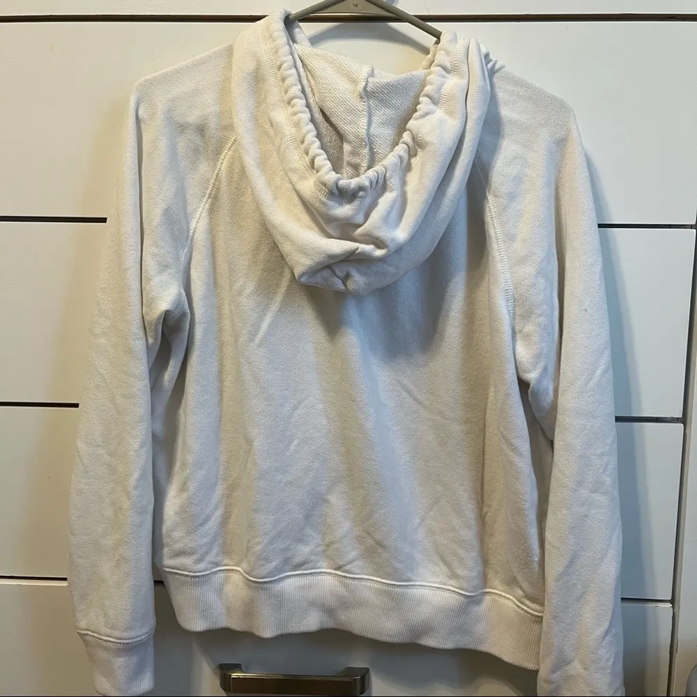 Aerie  White Zip Up Sweatshirt - Image 3