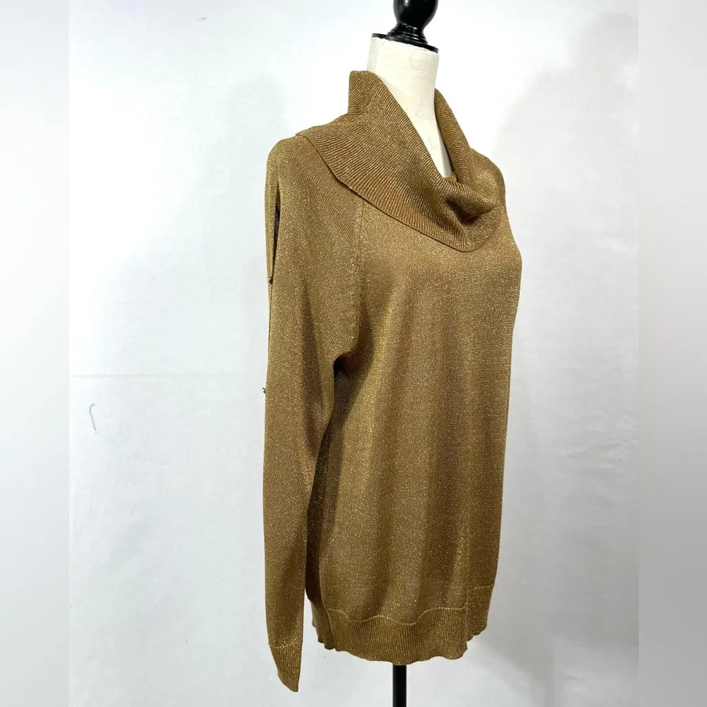 Joseph A. Ladder Sleeve Cowl Neck Sweater Soze L - Image 6