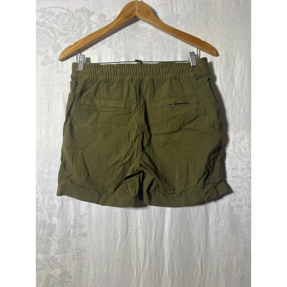 REI Co Op Cargo Shorts XS Olive Green Performance Pull On Elastic Waist Gorpcore - Image 10