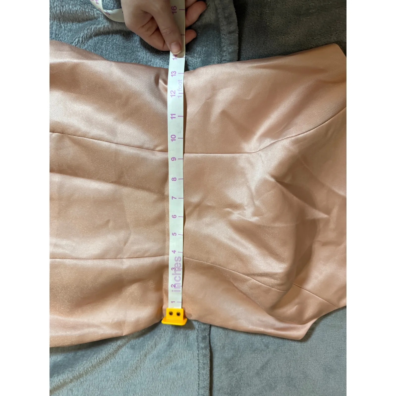 NWT Alfred Sung JEWEL‎ NECK BOWED OPEN-BACK TRUMPET DRESS FRONT SLIT Pink 2R - Image 7