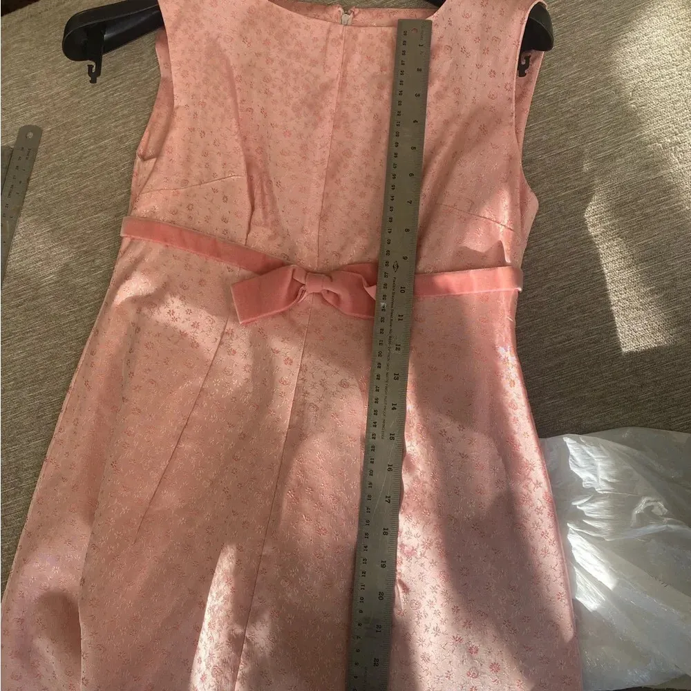 Beautiful Vintage pink taffeta handmade formal dress perfect for prom - Image 12