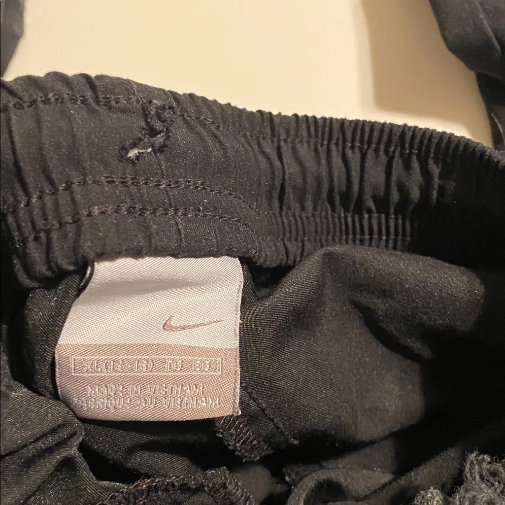 Women’s vintage Nike track pants black white striped XL 16/18 Y2K - Image 6
