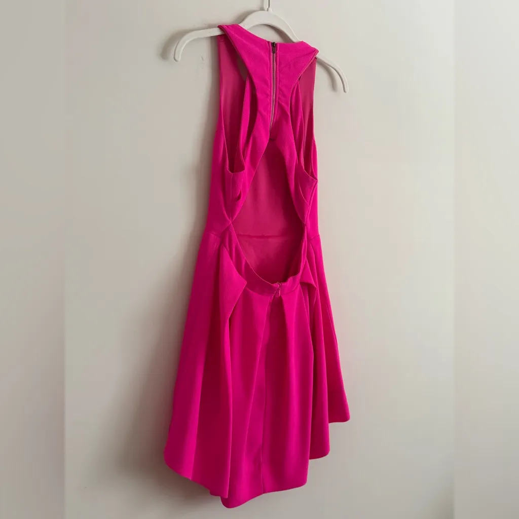 Latiste by Amy Fit & Flare Dress – Hot Pink – Size Medium - Image 4