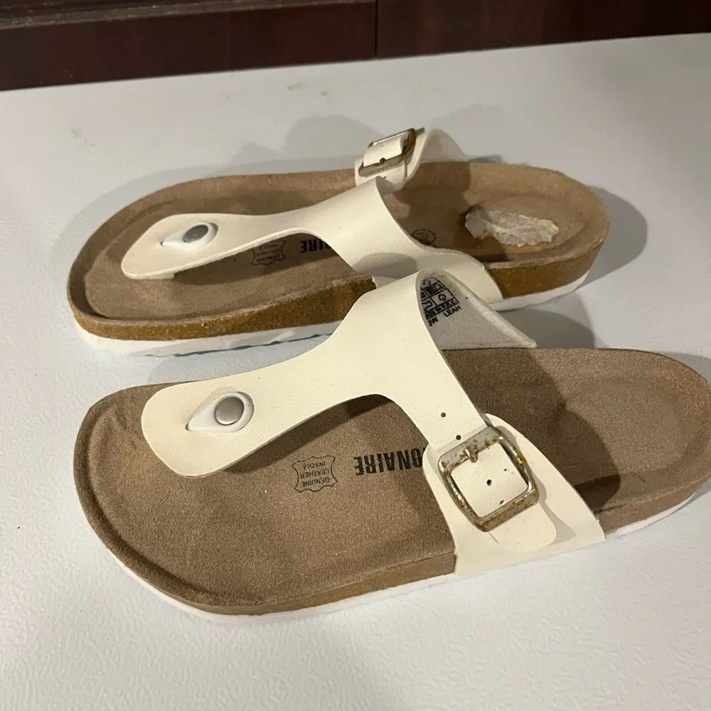 Women's White Sandals size 9 - Image 2