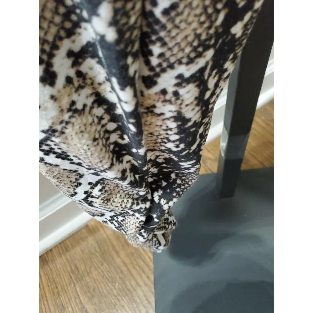 No Comment Women Multicolor Polyester V-Neck Adjustable Strappy Jumpsuit Size M - Image 5