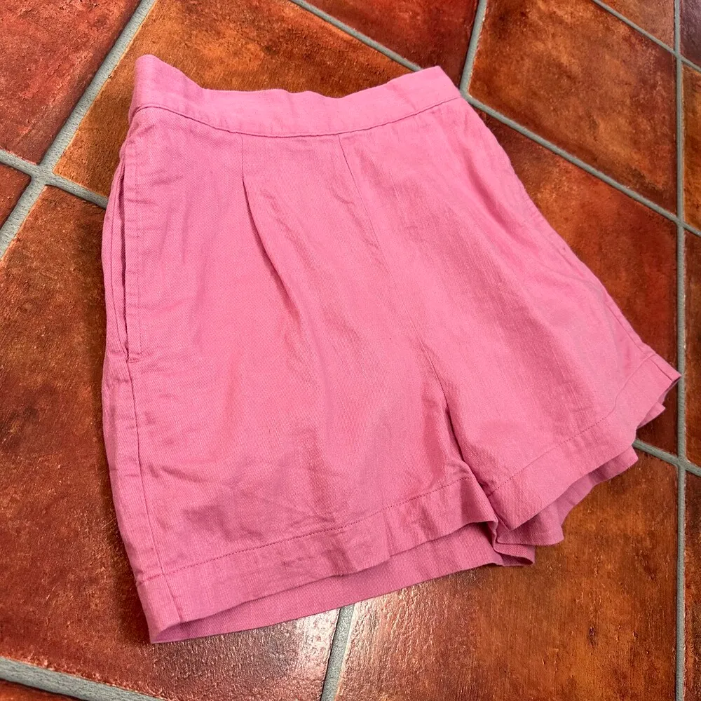 Madewell Soft Linen Shorts Size Extra Small - Image 2