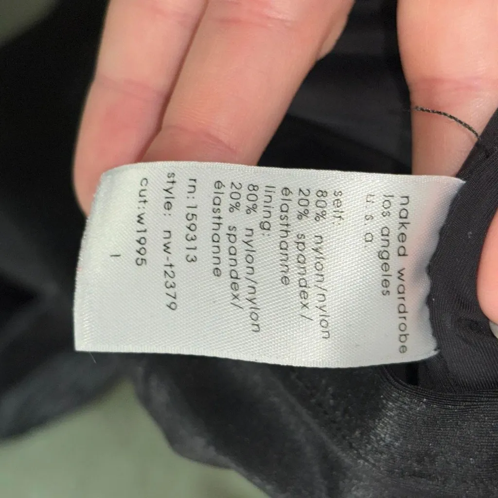 Naked wardrobe Drip Bustier Crop Top  - Image 5