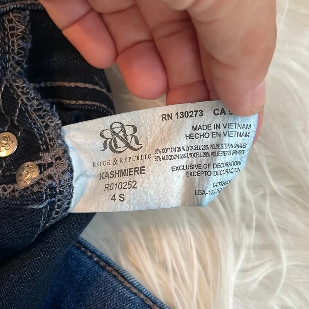 Women’s Rock & Republic Kashmiere skinny jeans 4S - Image 3