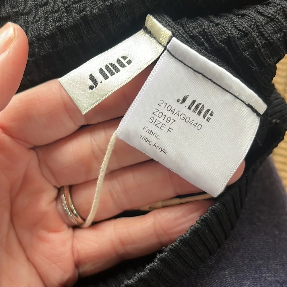 J. Ing Bow Button Cardigan Black Size XS - Image 6