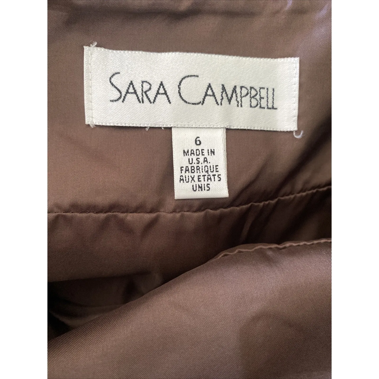 Sara Campbell Womens 6 Silk Colorblock Tiered Fringe Pencil Skirt Artsy Fem - Image 4