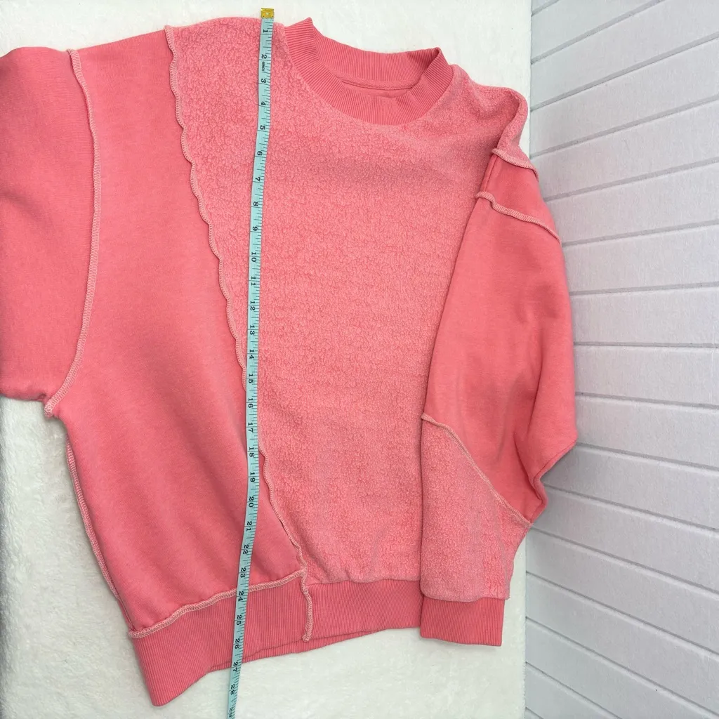 BDG Women's Pink Crew Neck Sweatshirt size L - Image 8