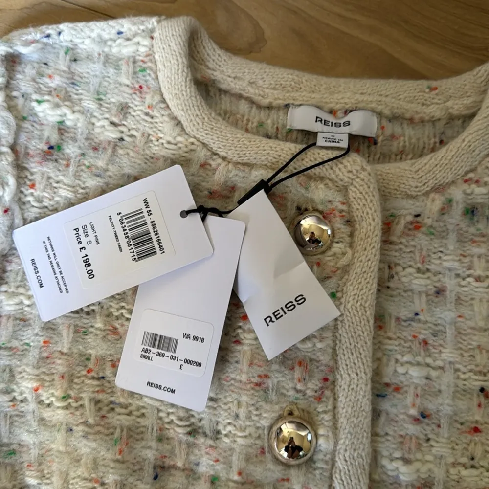 Reiss Felicity Tweed Cardigan - Image 2