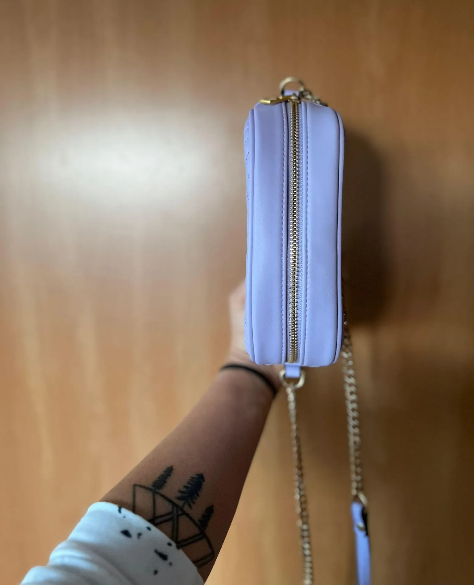 Lavender Crossbody Purse Purple - Image 4